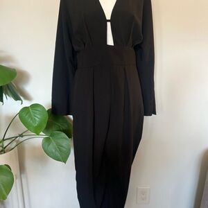 Sophisticated Black Cutout Dress